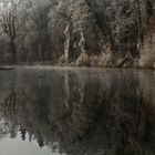 ein See im Winter