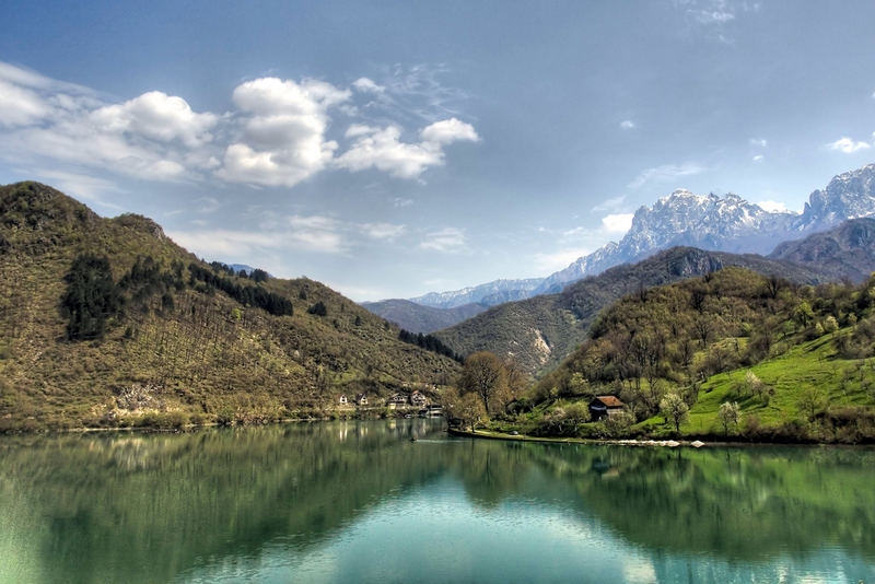 Ein See in Bosnien