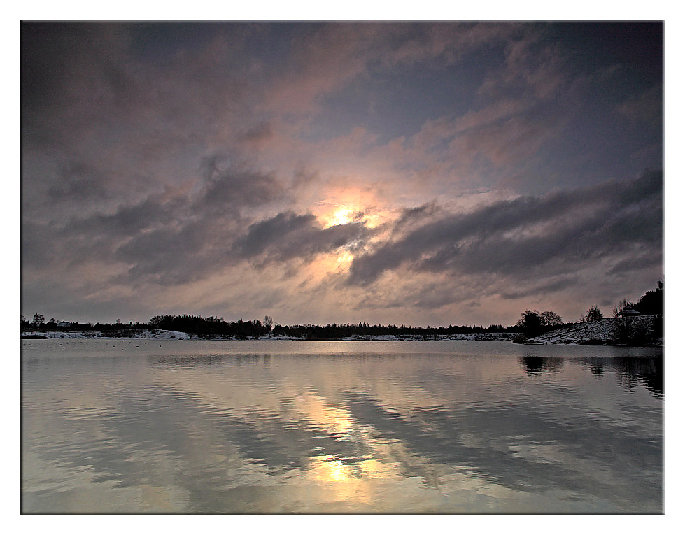 Ein See in der Heide