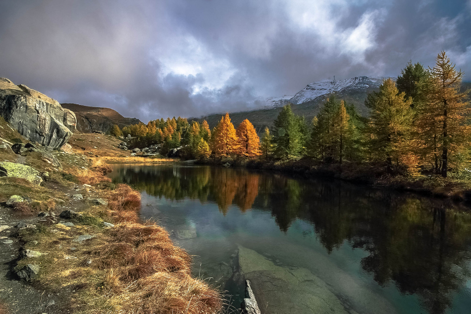 Ein See in der Schweiz