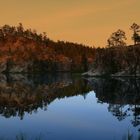 Ein See in Finnland