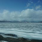 Ein See in Lappland