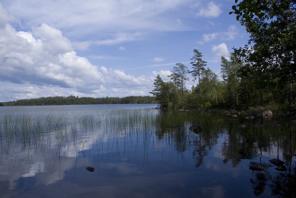 ein See in Smaland