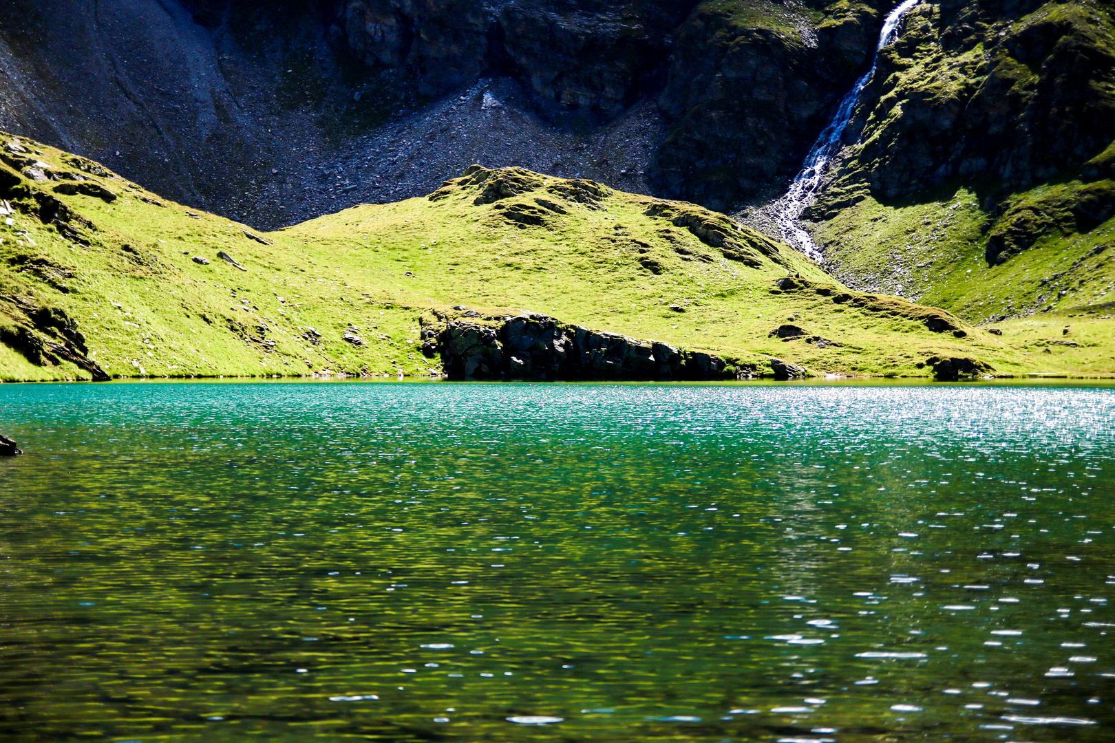 Ein See wie ein Smaragd