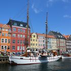 Ein Segelboot im Nyhavn