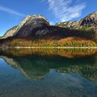 Ein sehr reflektierter Berg