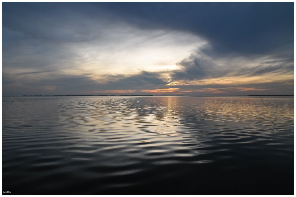 ein Septemberabend auf dem Bodden