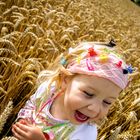 Ein Smile im Kornfeld