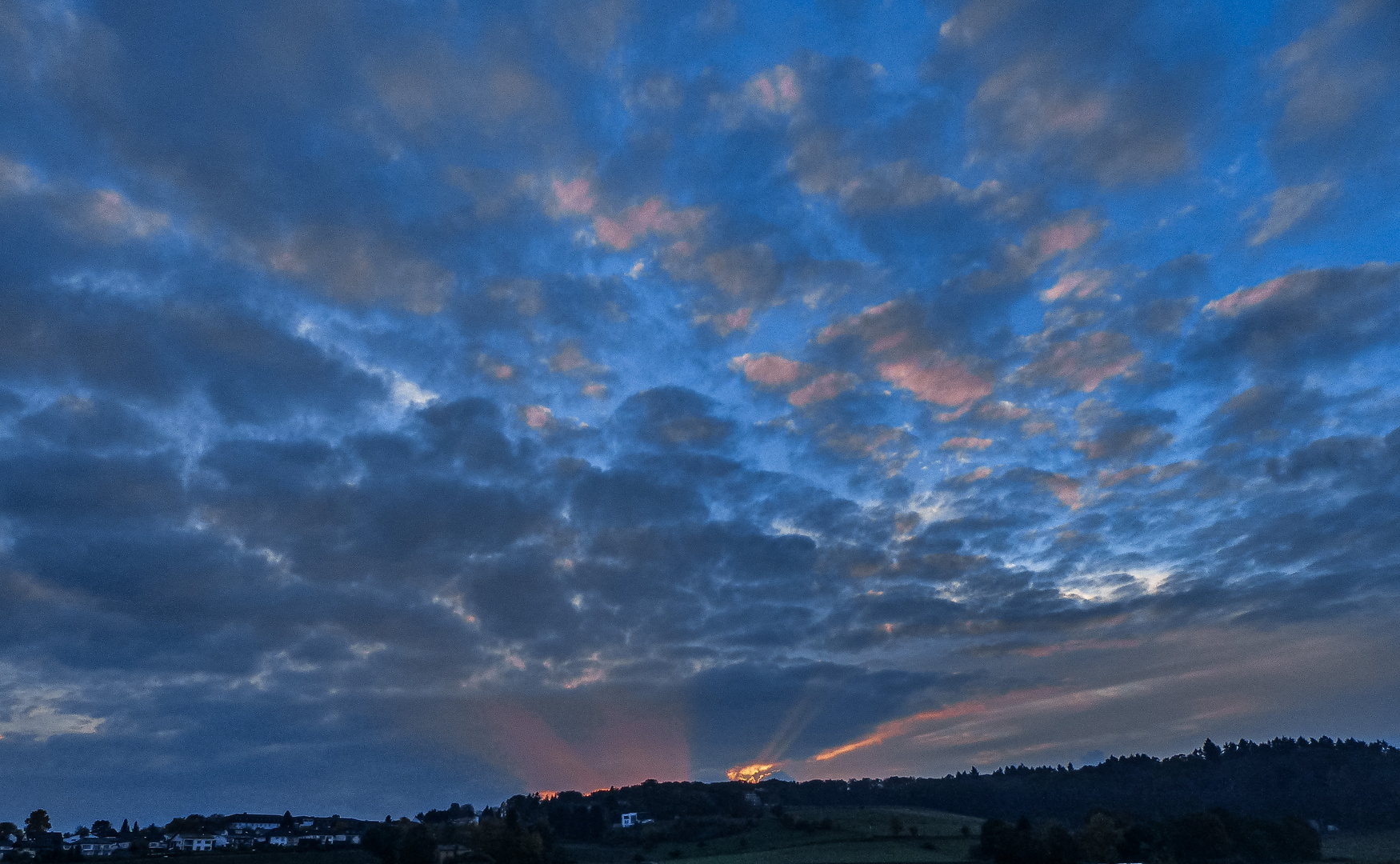 Ein so toller Abendhimmel...