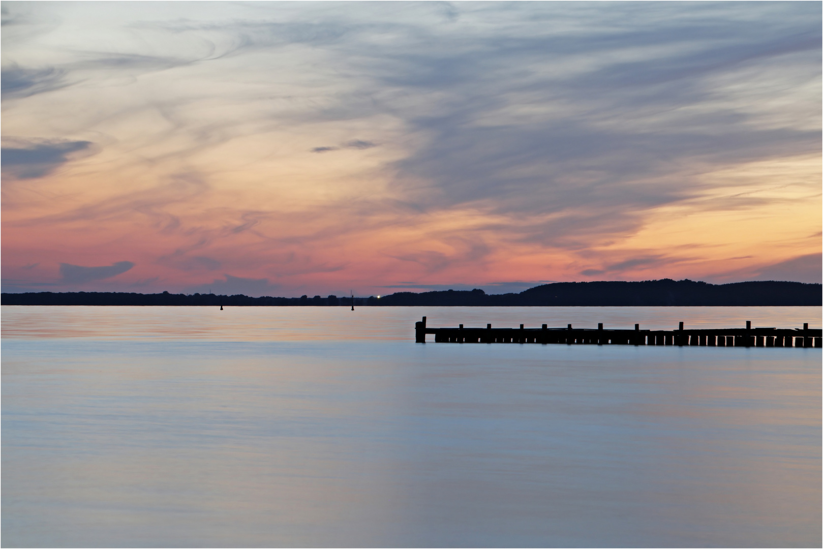 ein Sommerabend am Bodden