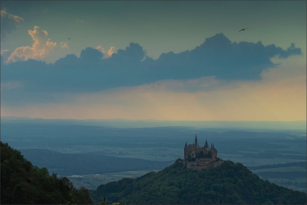 Ein Sommerabend am Hohenzollernblick