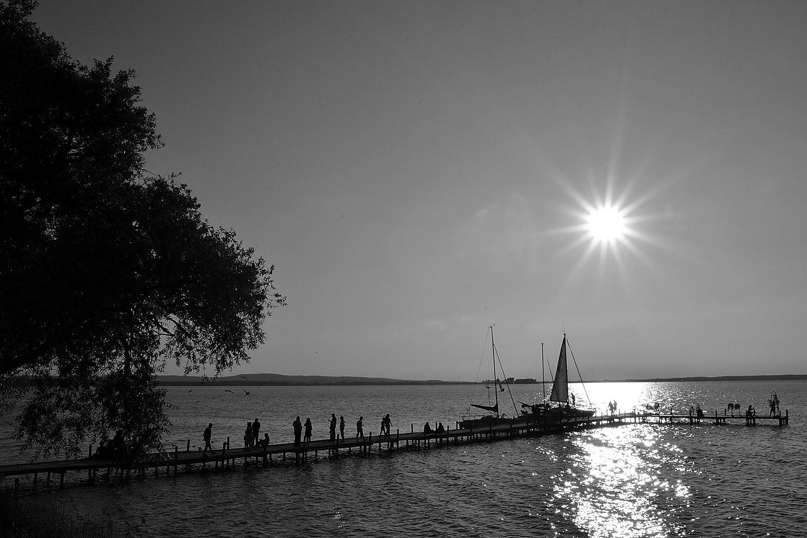 Ein Sommerabend am Steg...