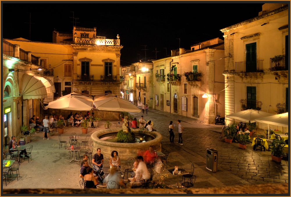 Ein Sommerabend in Noto