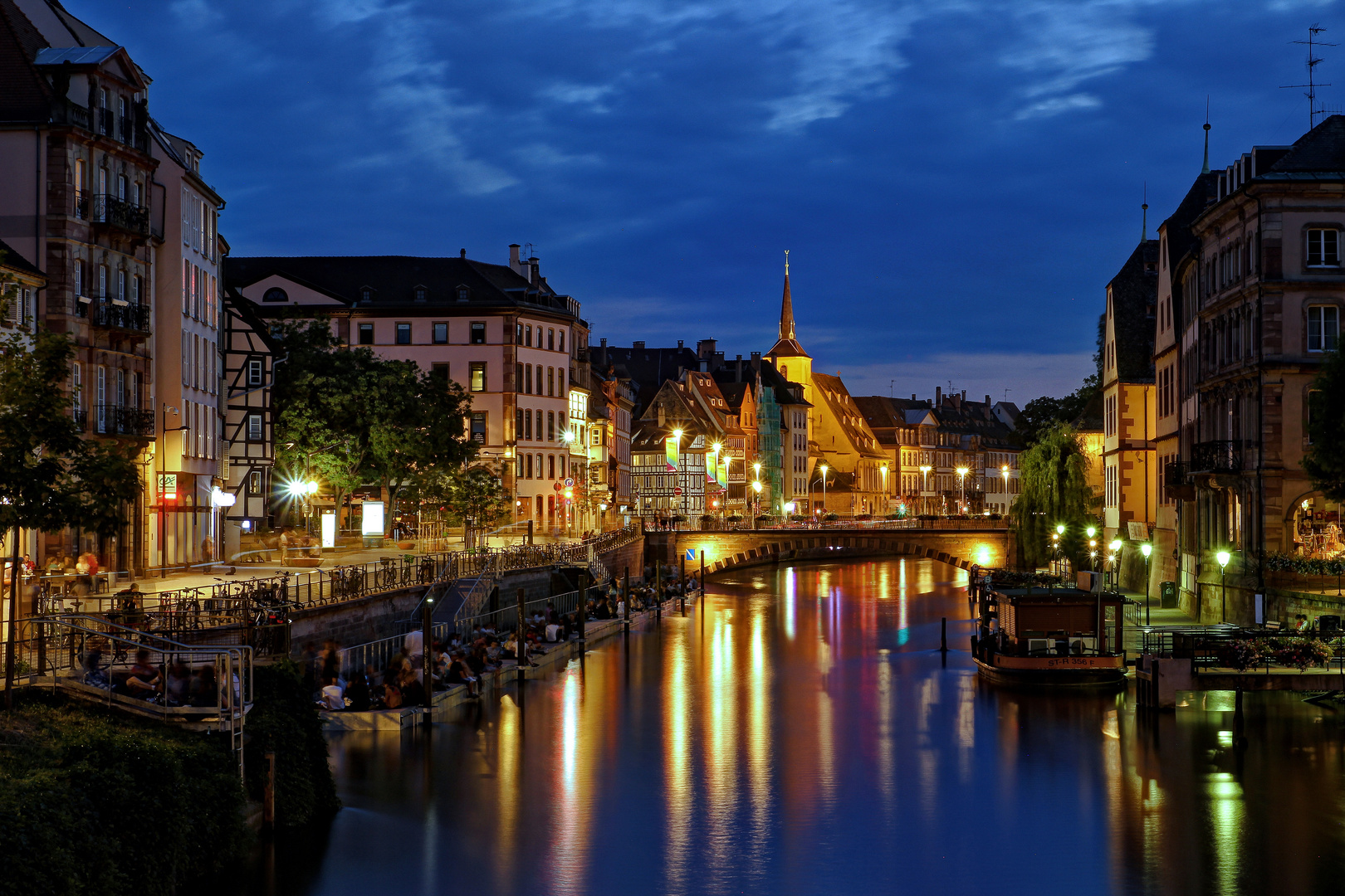 Ein Sommerabend in Straßburg