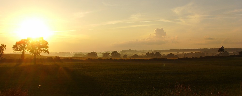 Ein Sommerabend nach dem Regen