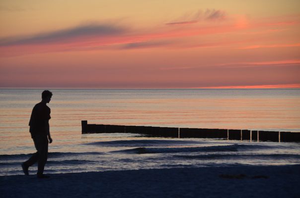 ein Sommerabend , Sunset Insel Hiddensee