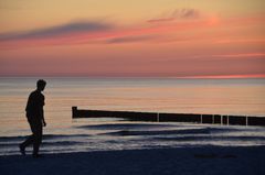 ein Sommerabend  , Sunset Insel Hiddensee 