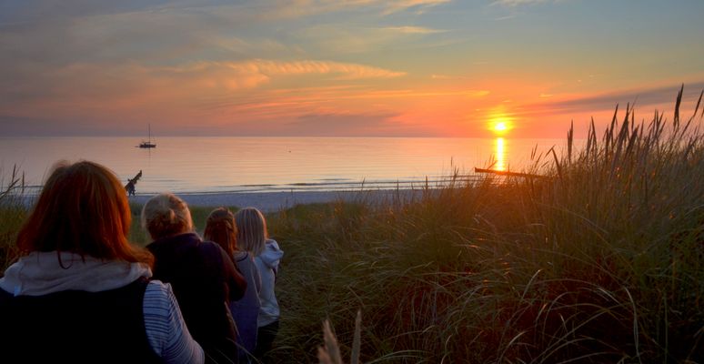 ein Sommerabend , Sunset Insel Hiddensee