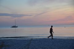 ein Sommerabend  , Sunset Insel Hiddensee 