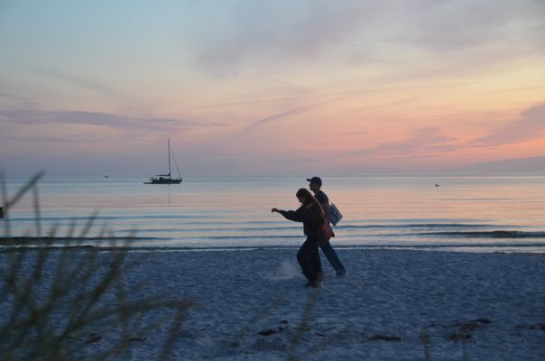 ein Sommerabend , Sunset Insel Hiddensee
