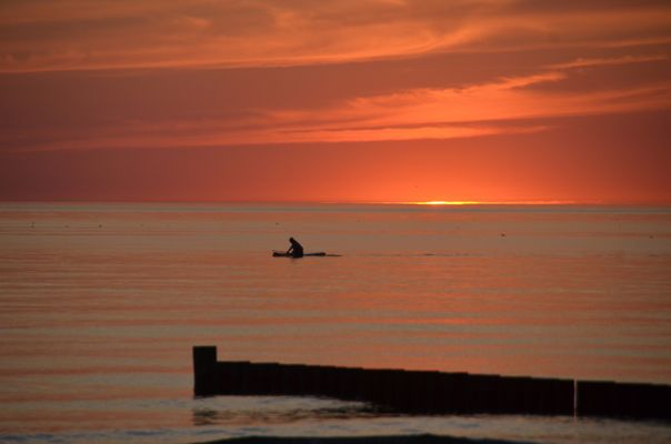 ein Sommerabend , Sunset Insel Hiddensee