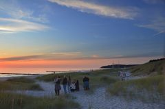 ein Sommerabend  , Sunset Insel Hiddensee 