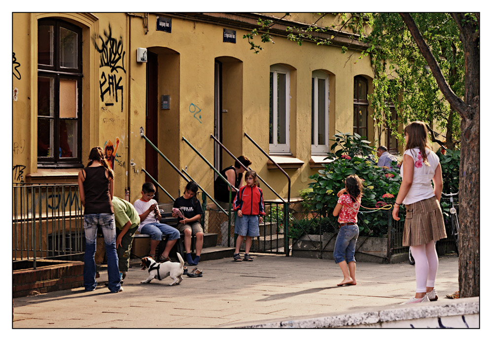 ein sommerbild aus dem hamburger schanzenviertel