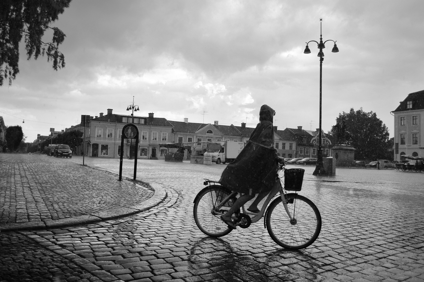 Ein Sommergewitter in Schweden