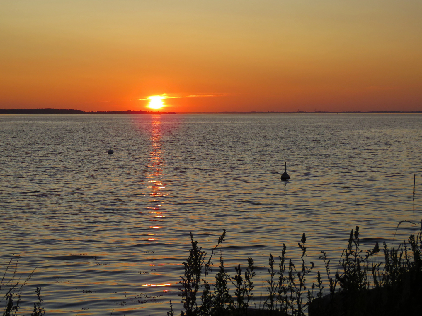 Ein Sommerlicher Abend an der Ostsee