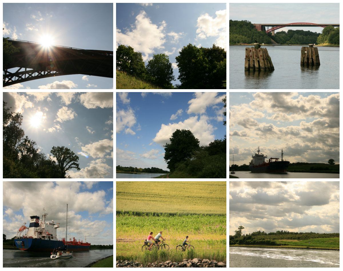 ein Sommernachmittag am Nord-Ostsee-Kanal