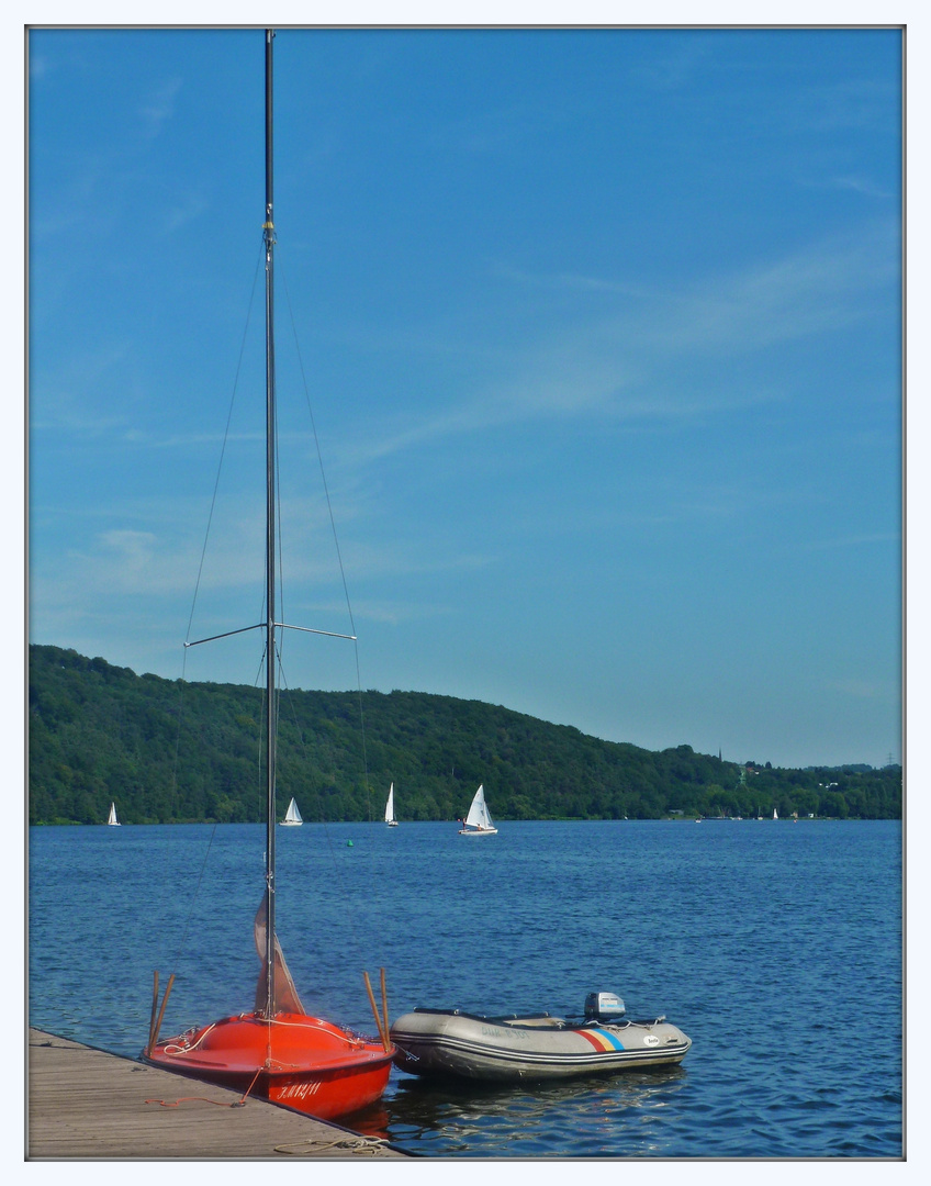 Ein Sommertag am Essener Baldeneysee