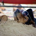 Ein Sommertag am Strand in Casuzze/Sizilien