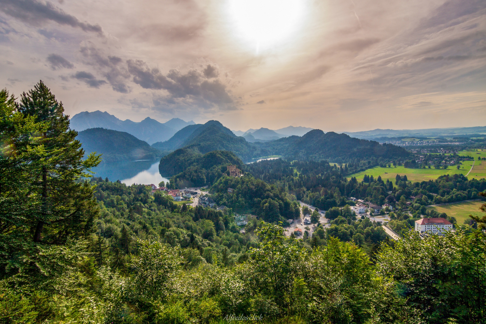 Ein Sommertag geht zu Ende