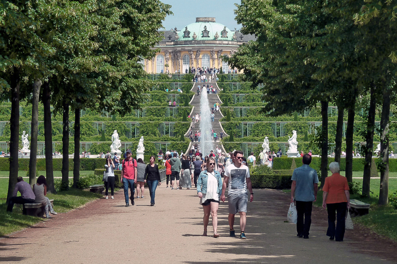 Ein Sommertag im Park Sanssouci