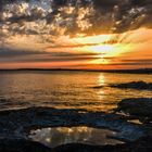 Ein Sommertag verabschiedet sich in Colonia Sant Jordi