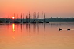 Ein Sonnenaufgang am See