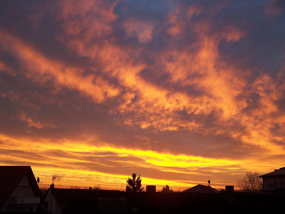 "Ein Sonnenaufgang im Februar"