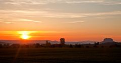 Ein Sonnenaufgang in der Sächsischen Schweiz