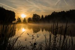 ein Sonnenaufgang in freier Natur