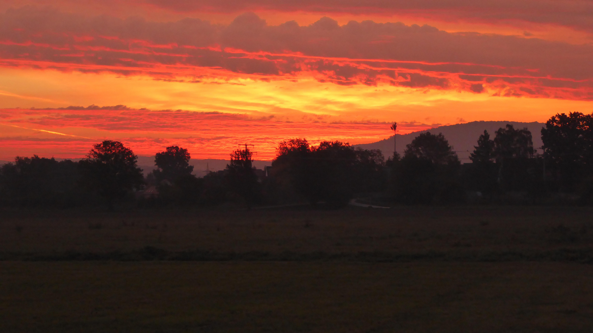 Ein Sonnenaufgang in Wellerstadt