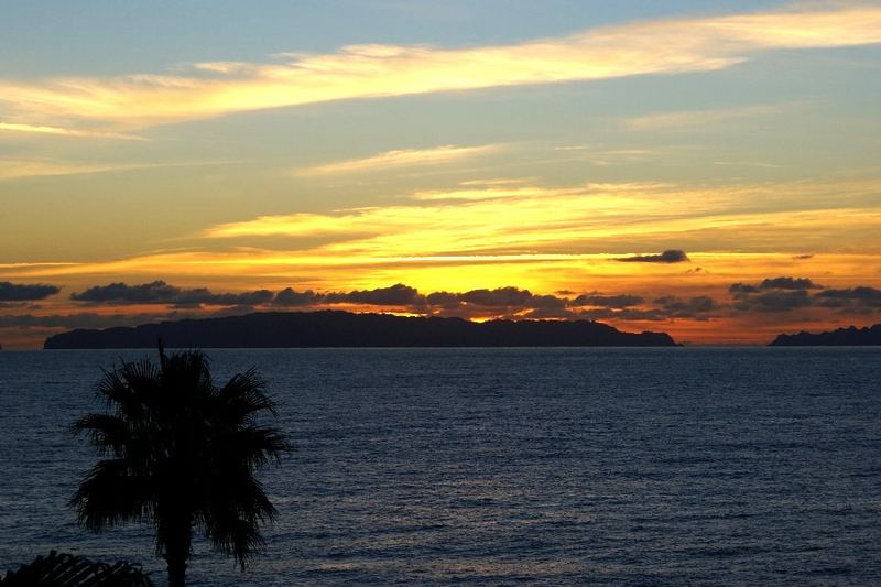 Ein Sonnenaufgang von Madeira