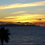 Ein Sonnenaufgang von Madeira