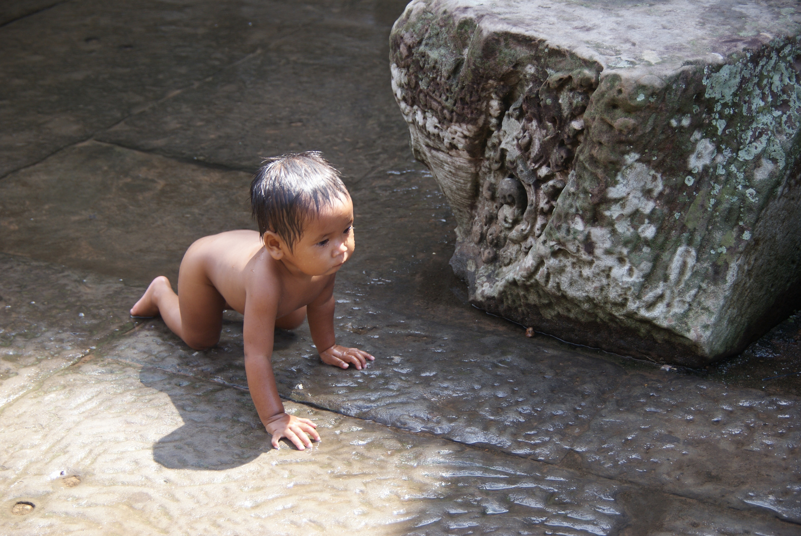 ein sonnenschein im angkor wat, cambodia 2010