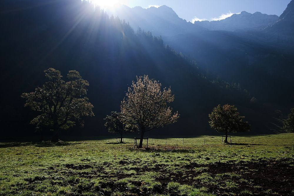 Ein Sonnentag im Herbst