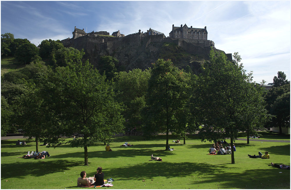 ein Sonnentag in Edinburgh*