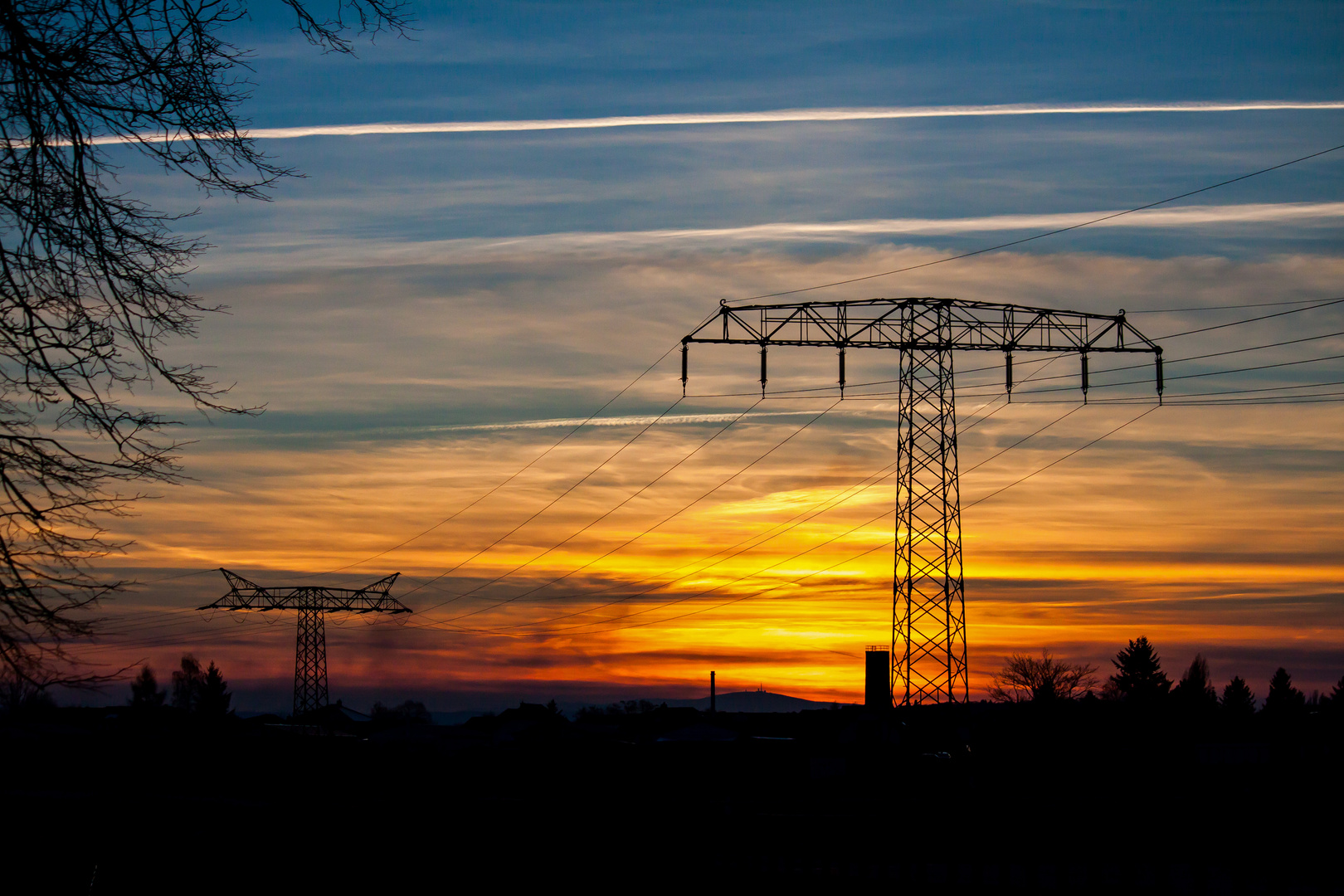 ein Sonnenuntergang