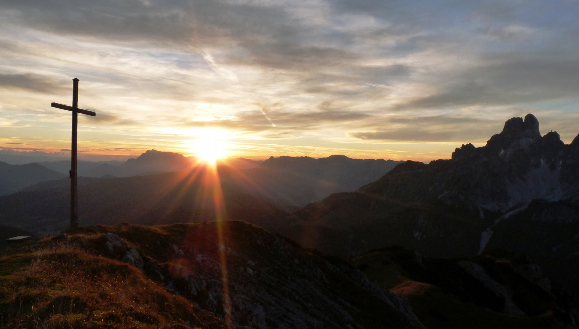 ein sonnenuntergang