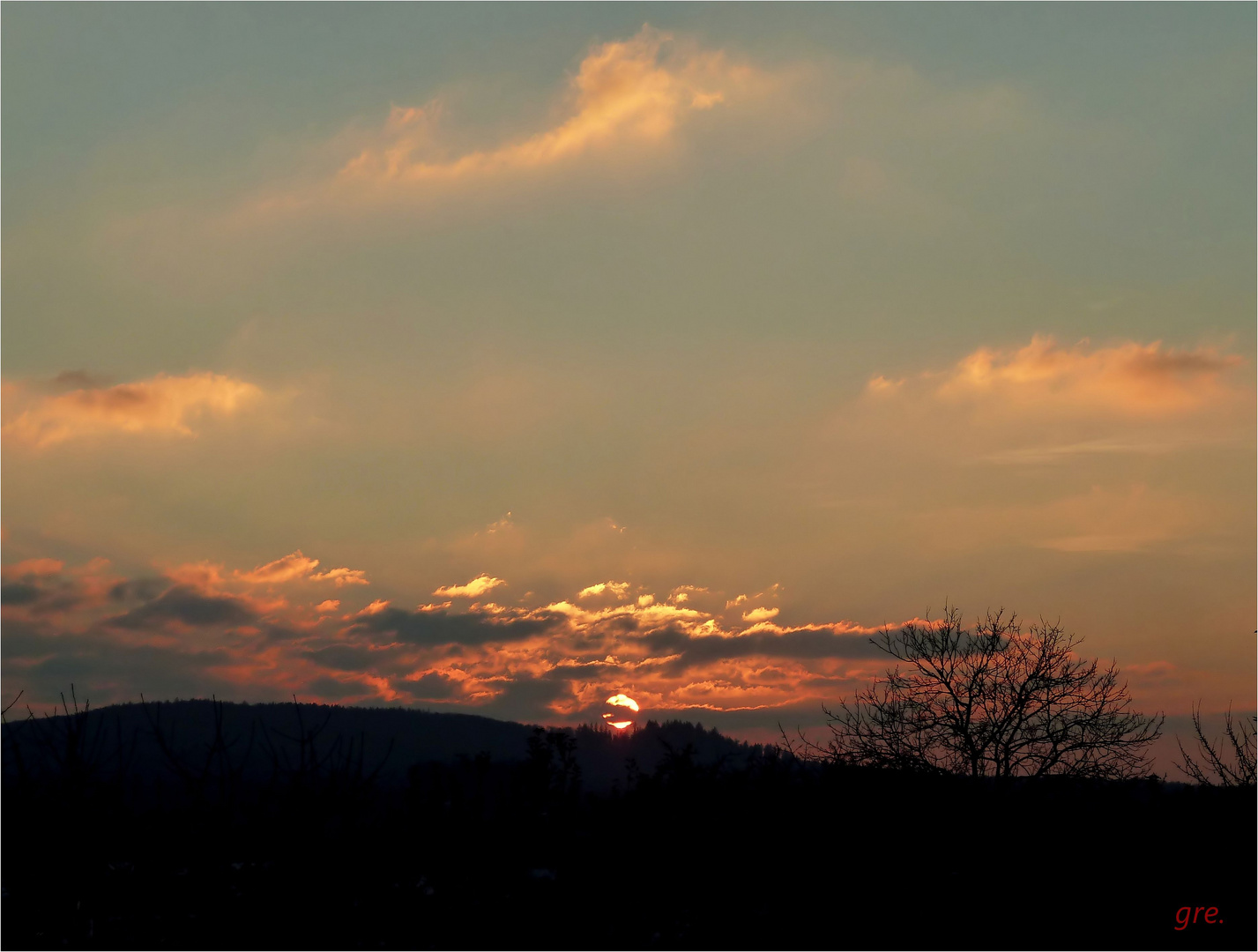 Ein Sonnenuntergang