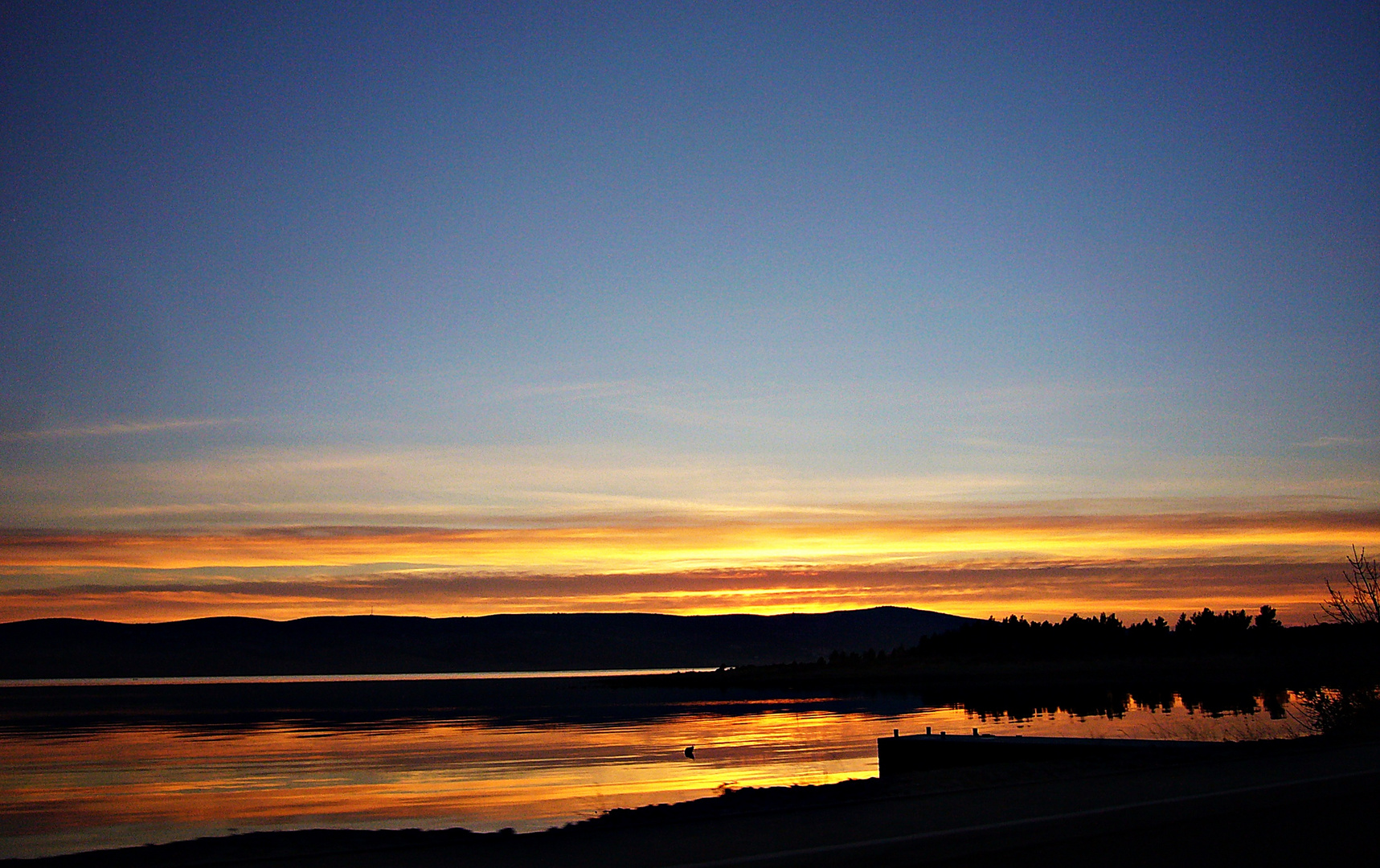 Ein Sonnenuntergang an der Adria