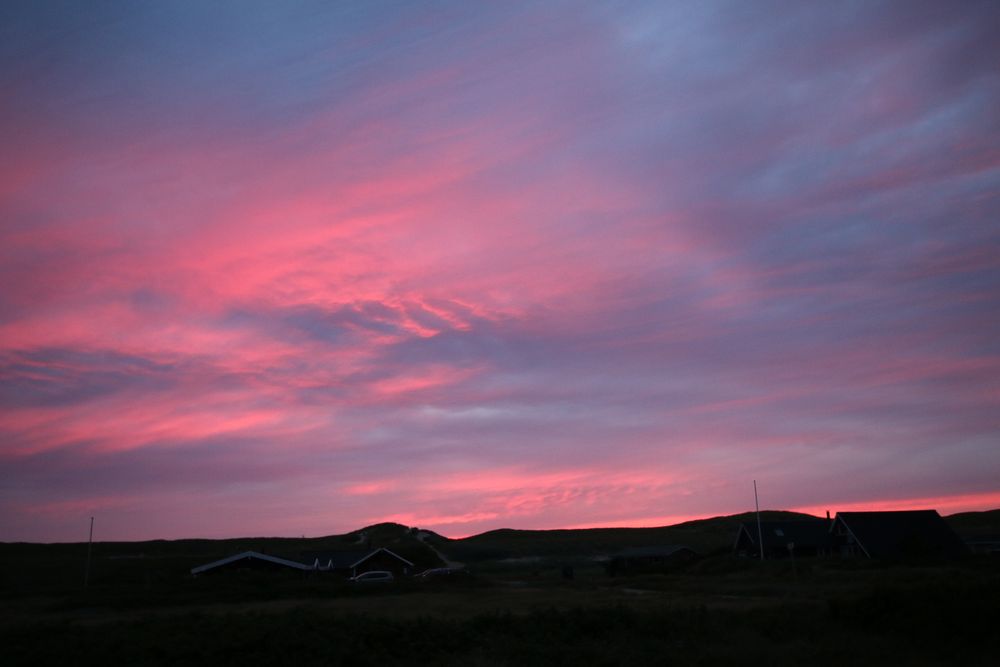 Ein Sonnenuntergang bei Sturm 